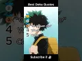 Lagu BEST DEKU QUOTES #mha#deku#bnha#anime#animememes#fyp#shorts#viral#funny#rankings#manga