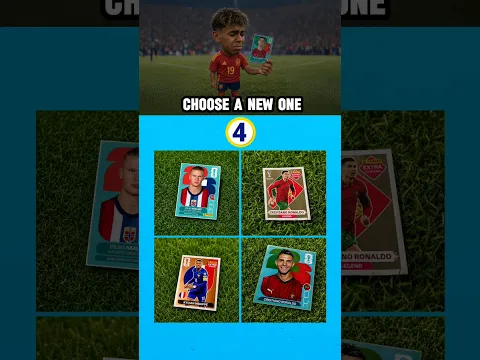 Which ones are they? CHOOSE CORRECTLY #panini #WorldCup2026 #cr7 #mbappe