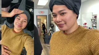 Mama dan anak pergi salon | Rambut baru sangat Fantastika
