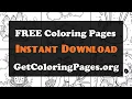 Zoo animal coloring pages