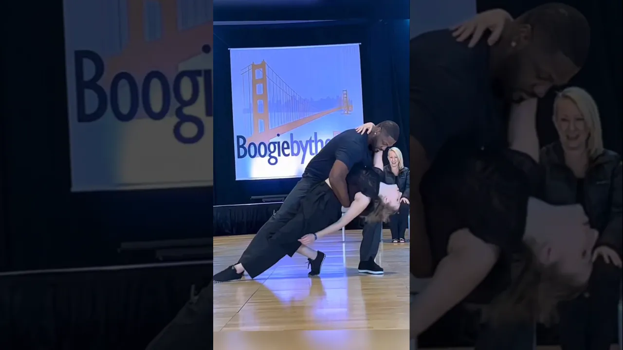 Just exquisite. #improv #westcoastswing with Victoria
