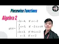 Graphing Writing Piecewise Functions Made Easy Domain Range Explained