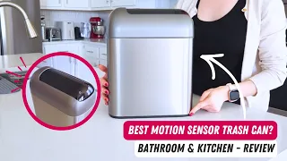 BEST Motion Sensor Trash Can for Bathroom Kitchen Review - EKO Astro Slim