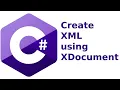 Create XML using XDocument on C