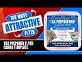 Tax Preparer Flyer Canva Template