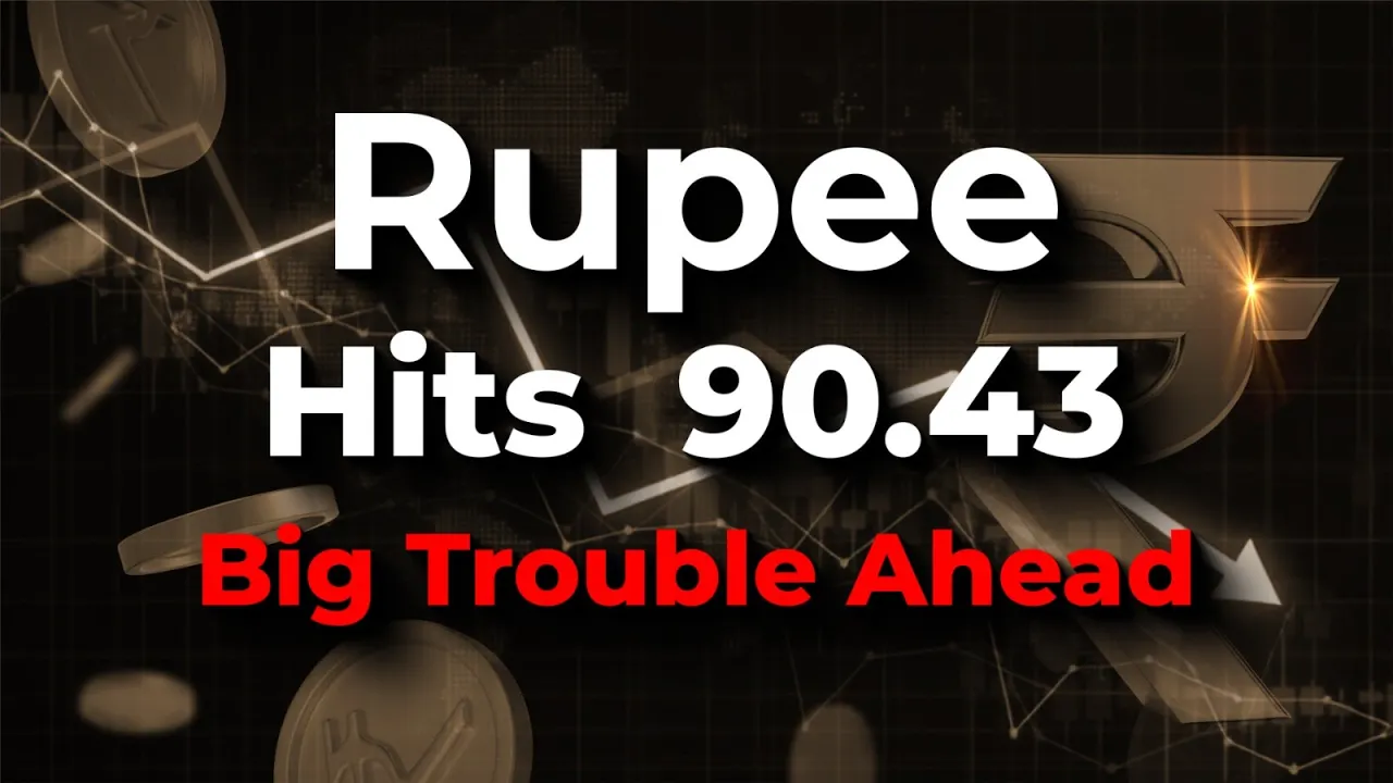 Rupee Crashes to 90.43 | The Real Crisis Hitting Middle-Class India