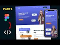 Figma To Real Website Responsive Homepage HTML CSS JavaScript Part 1