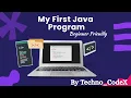 Java Program to Take User Input Welcome Message Program in Java Beginner Friendly