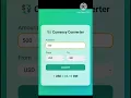 Currency Converter for Website using HTML CSS JAVASCRIPT