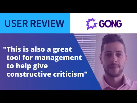 Thumbnail for Product Review: Gong Is Used As A Successful Tool In Reviewing Sales Progress & Practices