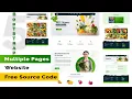 Multiple Pages Website using HTML CSS JavaScript Bootstrap 5 Responsive Multipage Website Design
