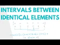 Intervals between identical elements - Leetcode 2121