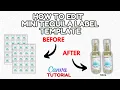 How to Edit Mini Tequila Bottle Labels Canva Template Easy DIY Party Favor