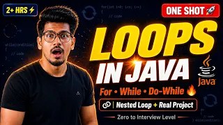 Loops in Java One Shot For While Do-While Nested Loop Real Project 2026