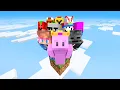 I Put 10 YouTubers on One Minecraft Block