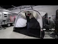 Basecamp X with New Ventura Tent Package Airstream Walkthrough Glacier Lake