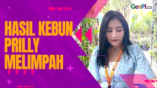 Prilly Latuconsina Sering Bagi-Bagi Sayur Hasil Kebun Miliknya
