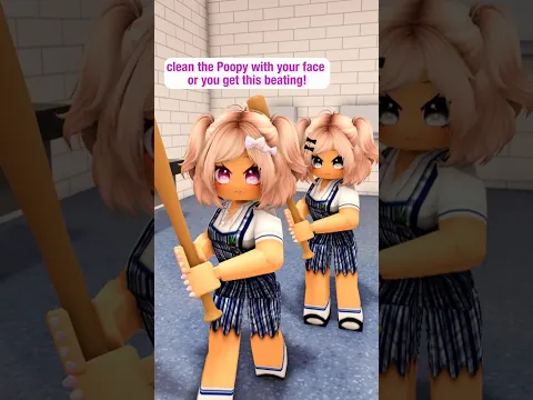 Evil Twin Bullies Ruined My Life And I Stopped Speaking 😯  #roblox #berry #shorts