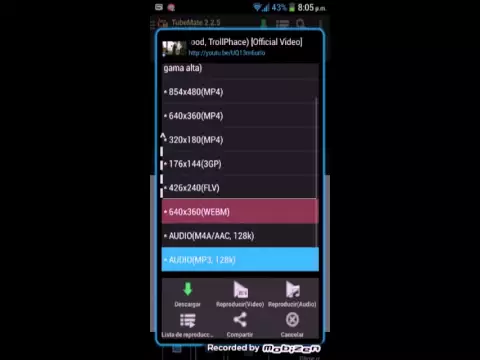 Download MP3 TUBEMATE Y MP3 CONVERTER, LA MEJOR PAREJA :3