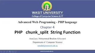 45 PHP chunk split String Function