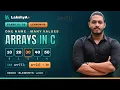 Arrays in C Solving problems using Array Class 10 ASSEB SEBA C language