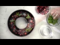 DIY Punch Bowl Cranberry Ice Ring