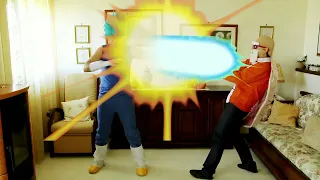 VEGETA VS MUTEN! 🔥 La Sfida dei Saiyan in Casa | Dragon Ball Cosplay