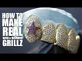 How to Make Gold Grillz Real Gold Diamond Teeth The ULTIMATE Guide - TV Johnny Icebox