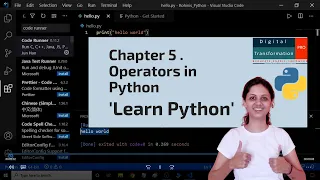 Chapter 5 - Operators in Python