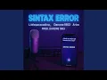 Syntax error