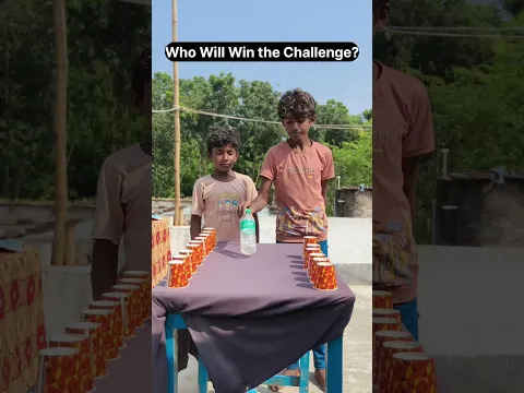Who Will Win the Challenge?😉#shorts #trending #challenge