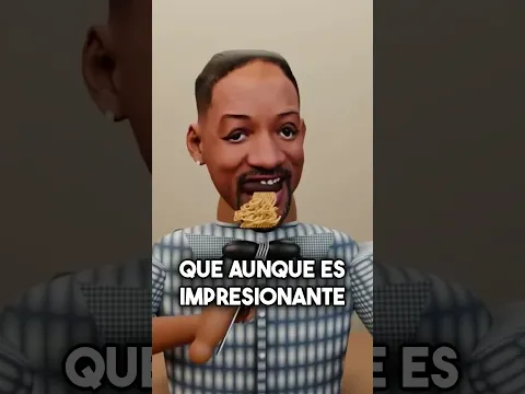 La IA aún no domina los modelos 3d de Will Smith comiendo espagueti y el Rick Roll 🤣🤔 #Shorts