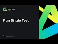 How to run a single test in PyCharm