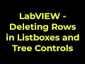 LabVIEW - Deleting Rows in Listboxes and Tree Controls