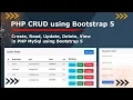 Student Management system PHP CRUD Step by Step Beginners Project