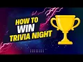 How To Win Trivia Night Top Tips 2024