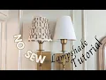Transform Your Lamps - DIY No Sew Pleated Lampshade