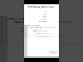 Print the star pattern in java java for beginners