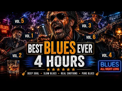 4 HOURS Of Deep Soul Blues | BEST BLUES EVER