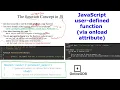 JavaScript Own Function onload Attribute