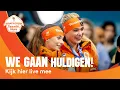 Lagu We gaan Jutta Leerdam en Femke Kok HULDIGEN in het Staatsloterij TeamNL Huis 🧡⛸️
