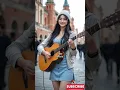 Download Lagu Viral cewek cantik main gitar akustik di alun alun Russia😊🥰🙏#music #shortvideo #shorts
