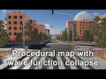 Procedural map using Wave Function Collapse algorithm Pros Cons Devlog
