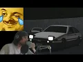 Forsen Reacts to Deja Vu Scene Initial D Second Stage