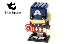 Lego BrickHeadz 41589 Captain America - Lego Speed Build