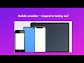 Mobile simulator - responsive testing tool for frontent developers