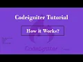 Codeigniter Tutorial in Hindi How it Works Part-3