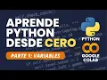 Aprende Python desde cero con Google Colab parte 1 - Introduccion a la programacion