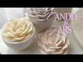DIY Candle Jars Jesmonite rose jar Handmade gift ideas that look expensive Sealing candle jars