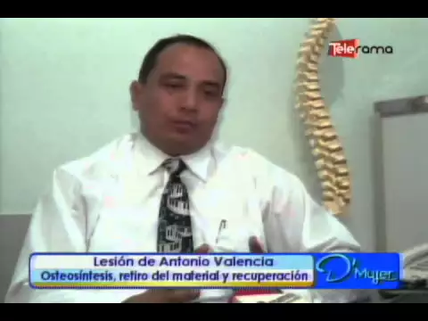 Lesión de Antonio Valencia Osteosíntesis, retiro del material y recuperación